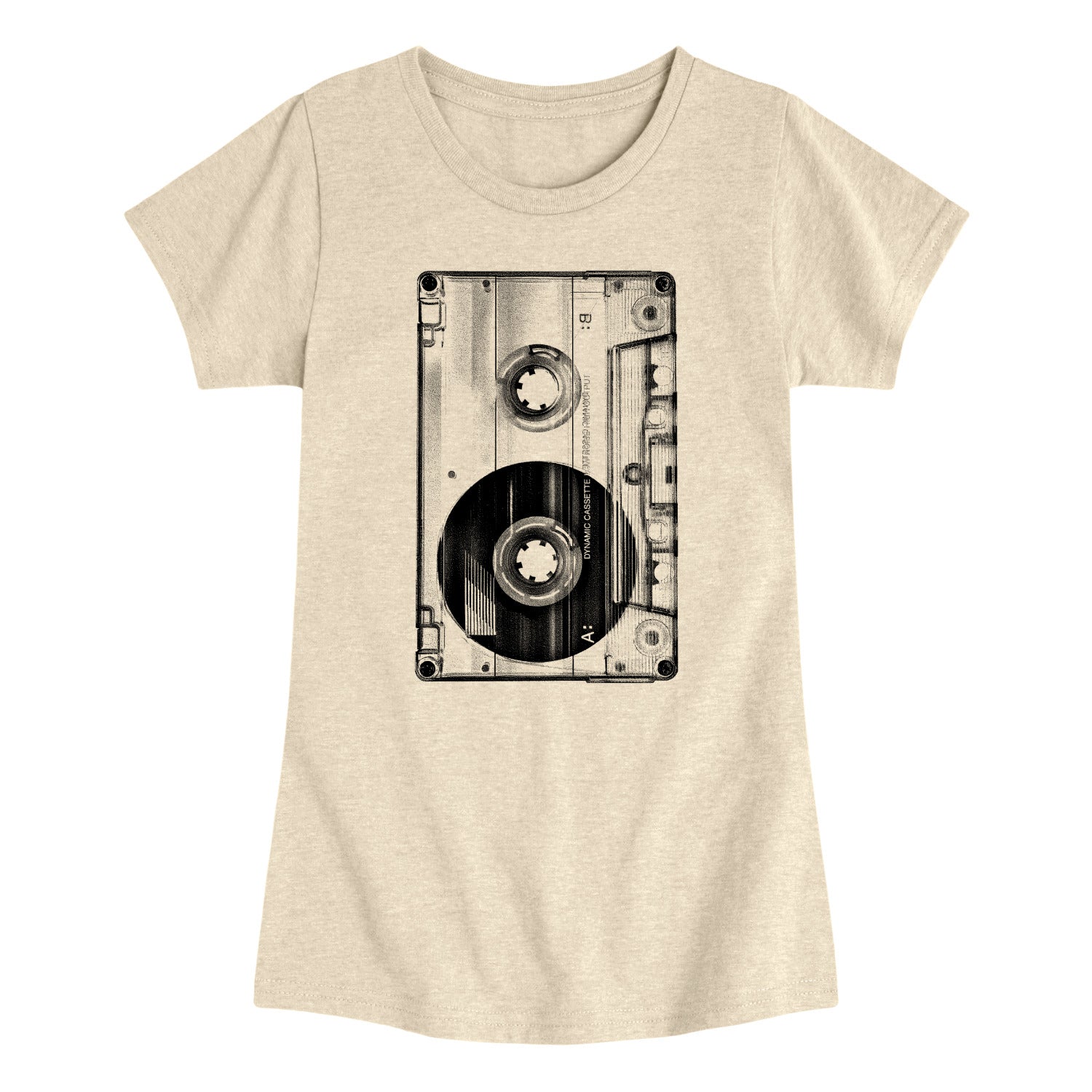 Instant Message - Big Cassette Tape - Youth Girls Short Sleeve T-shirt