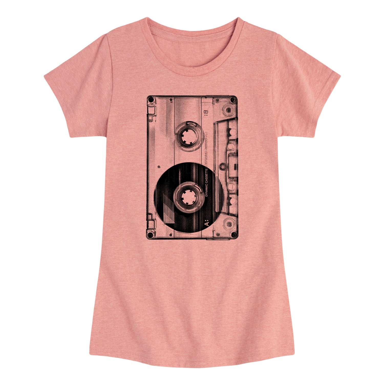Instant Message - Big Cassette Tape - Youth Girls Short Sleeve T-shirt