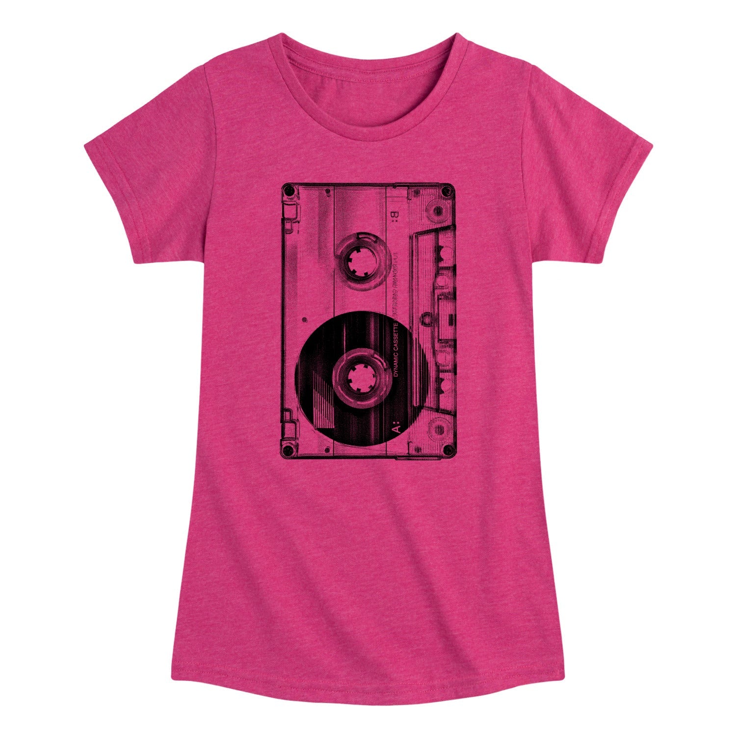 Instant Message - Big Cassette Tape - Youth Girls Short Sleeve T-shirt