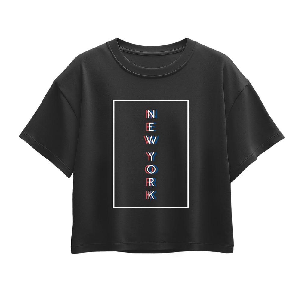 Instant Message - Rwb New York - Youth Girl Short Sleeve Boxy Tee
