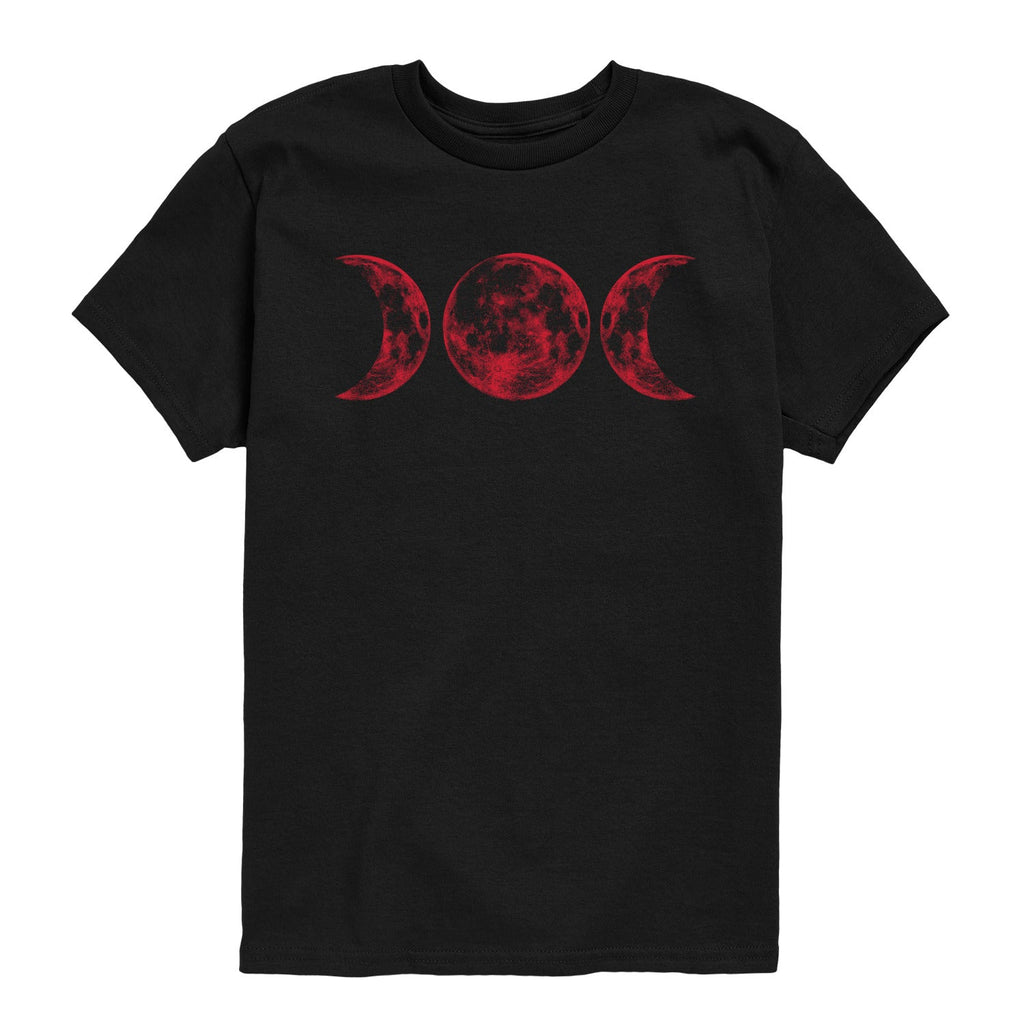 Instant Message - Scarlet Red Moon - Youth Short Sleeve Graphic T-shirt