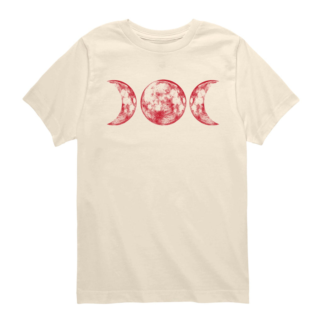 Instant Message - Scarlet Red Moon - Youth Short Sleeve Graphic T-shirt