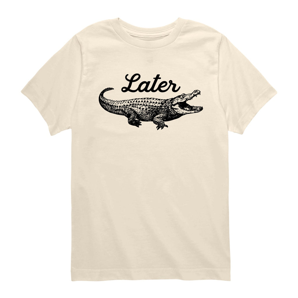 Instant Message - Later Gator - Youth Short Sleeve Graphic T-shirt