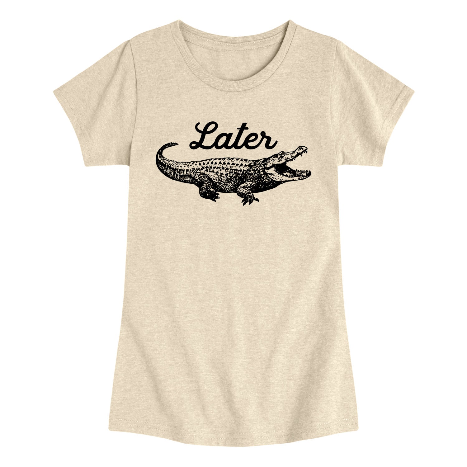 Instant Message - Later Gator - Youth Girls Short Sleeve T-shirt