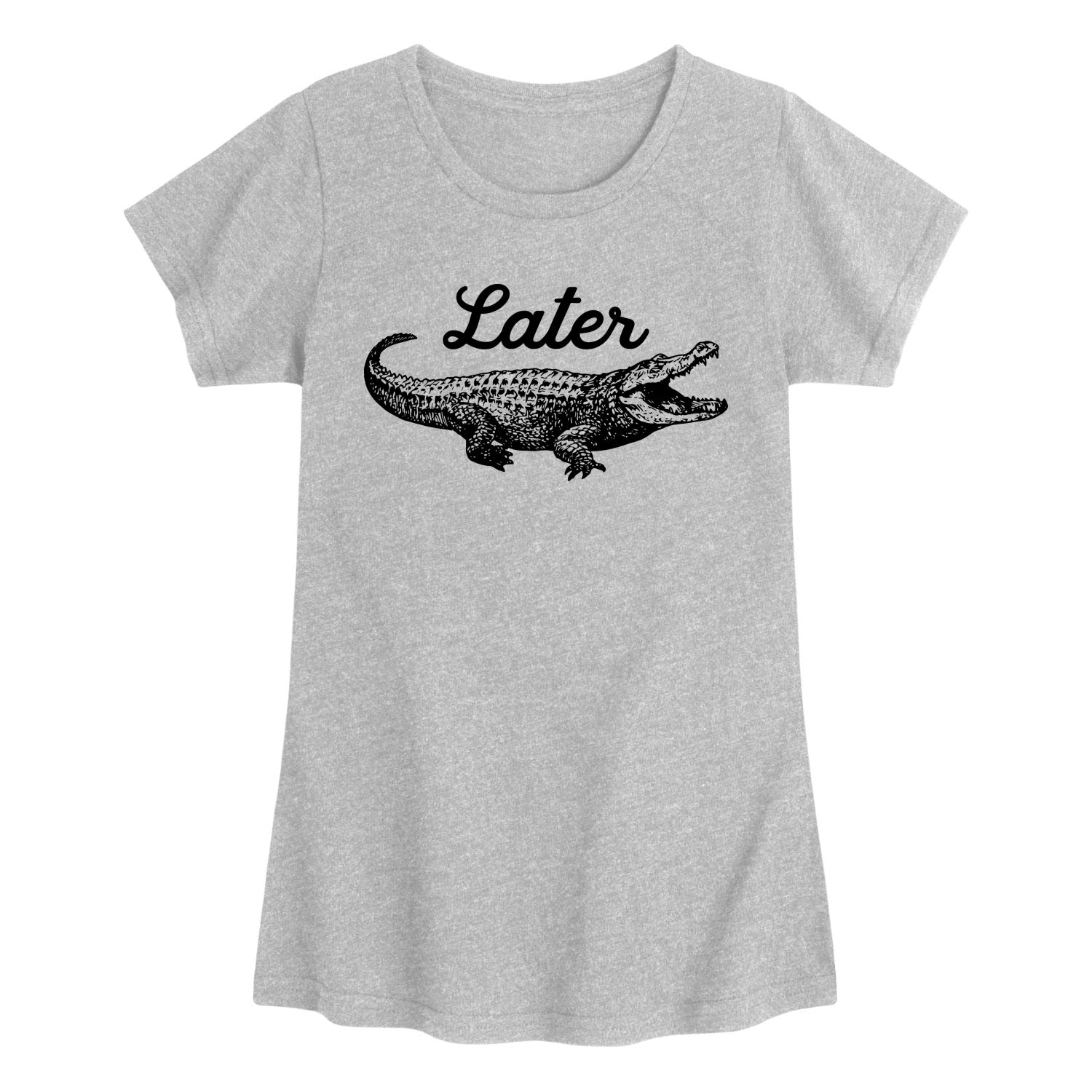 Instant Message - Later Gator - Youth Girls Short Sleeve T-shirt
