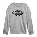 Instant Message - Later Gator - Youth Long Sleeve Graphic T-shirt