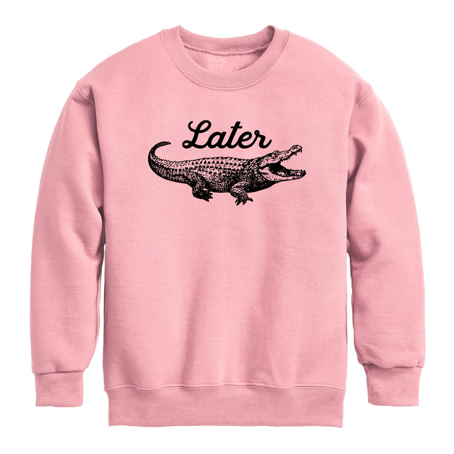 Instant Message - Later Gator - Youth Crew Fleece Sweatshirt