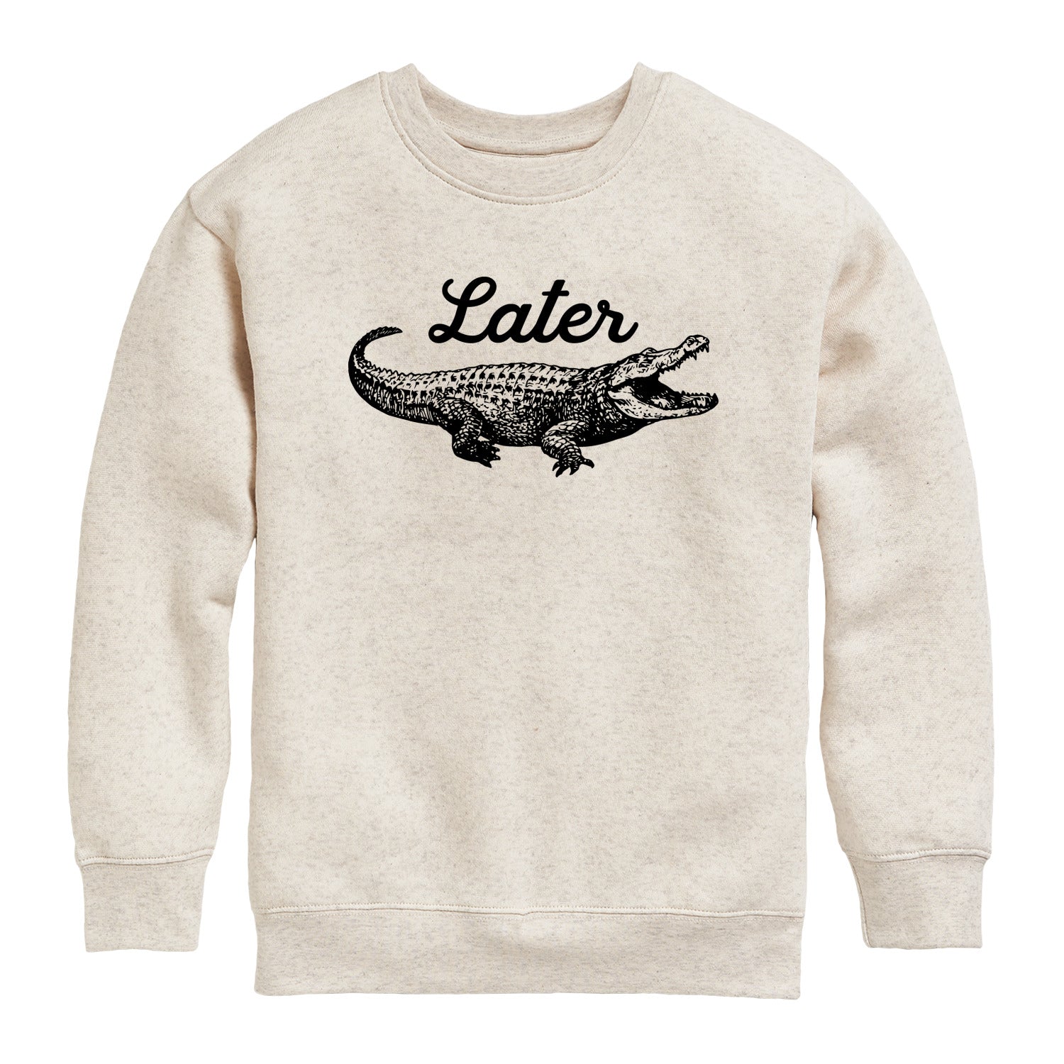 Instant Message - Later Gator - Youth Crew Fleece Sweatshirt