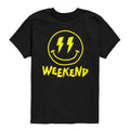 Instant Message - Weekend Smile Face - Youth Short Sleeve Graphic T-shirt