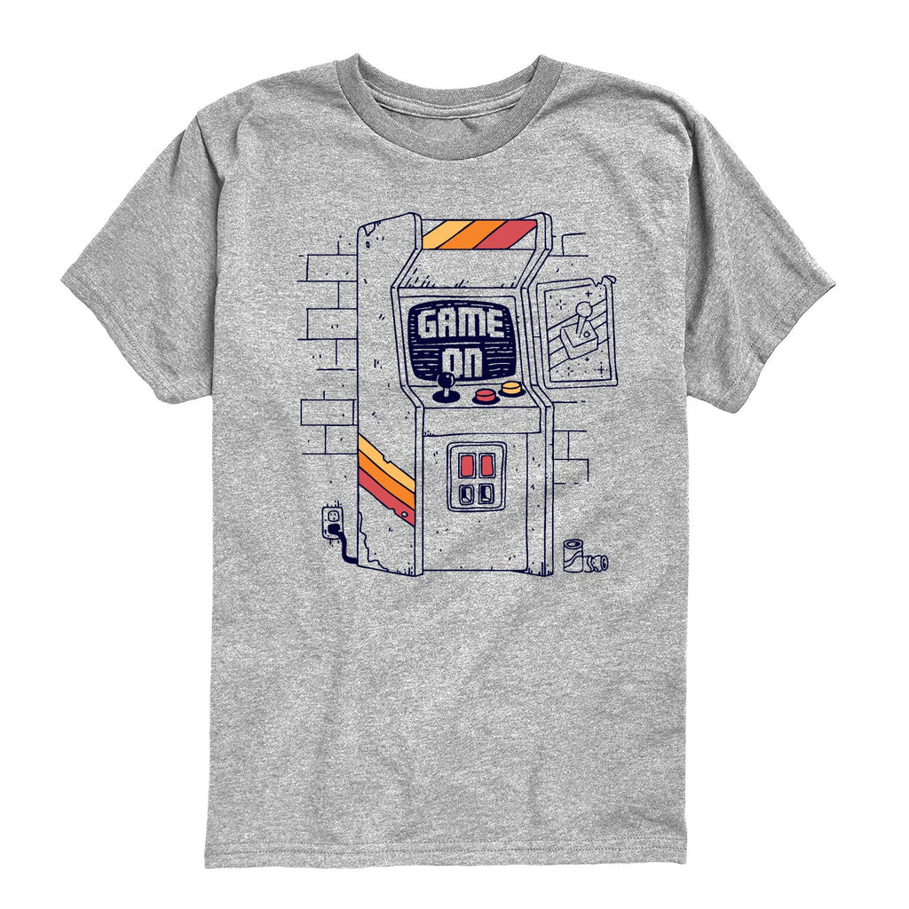 Instant Message - Arcade Scene - Youth Short Sleeve Graphic T-shirt