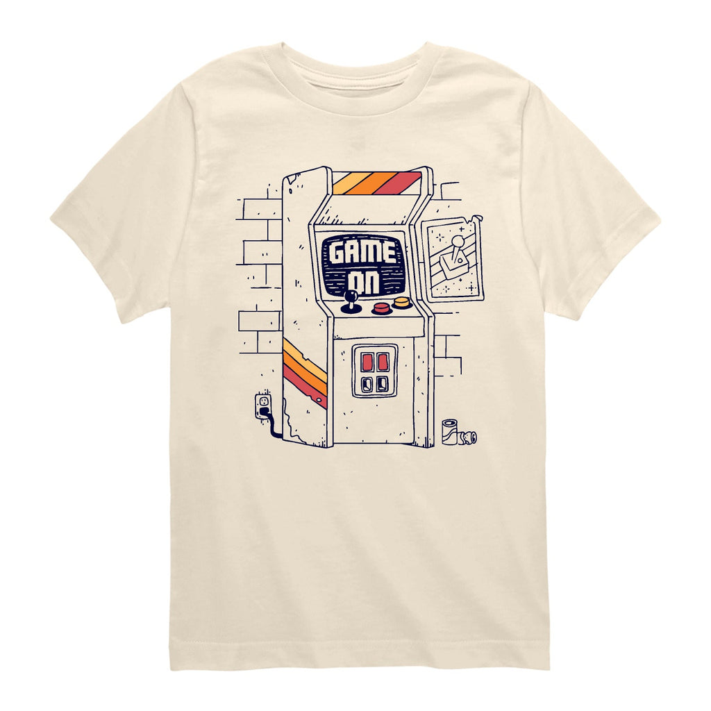 Instant Message - Arcade Scene - Youth Short Sleeve Graphic T-shirt