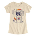 Instant Message - Arcade Scene - Youth Girls Short Sleeve T-shirt