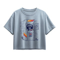 Instant Message - Arcade Scene - Youth Girl Short Sleeve Boxy Tee