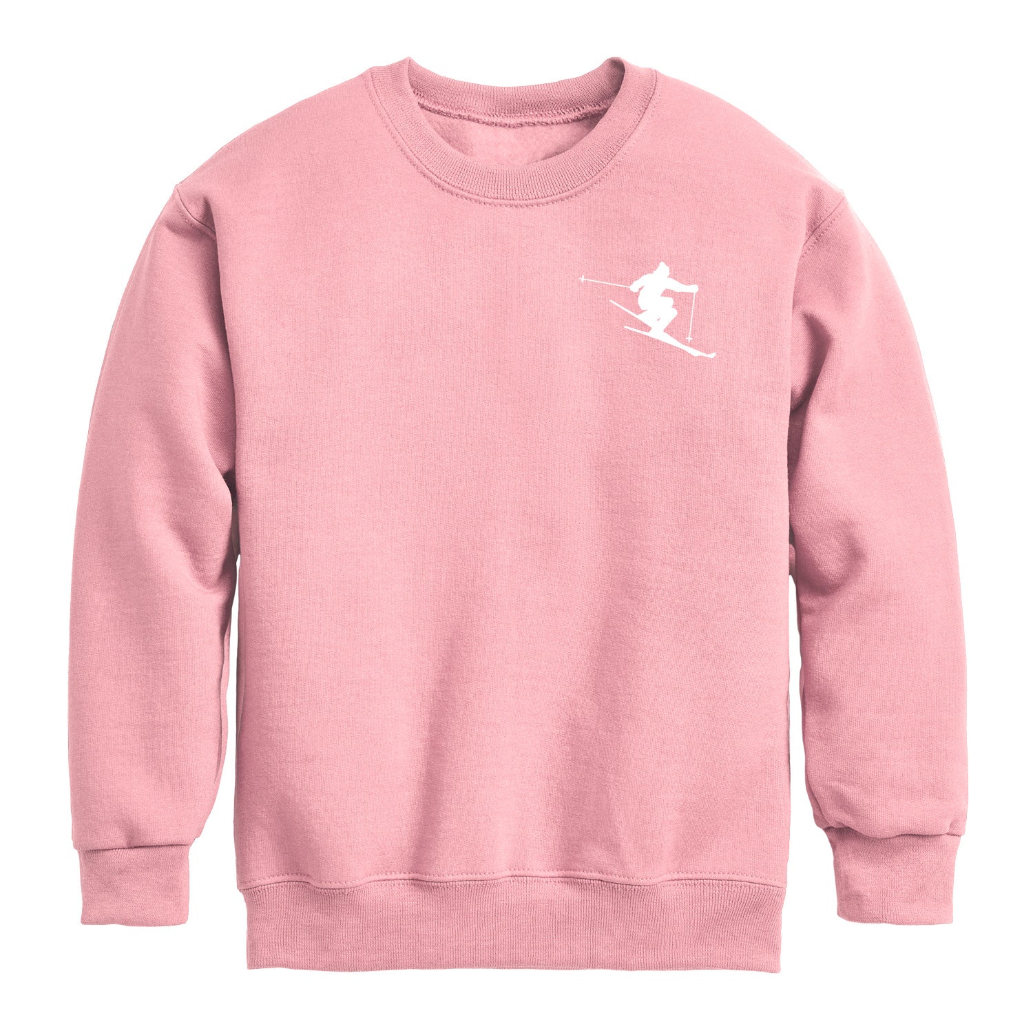 Instant Message - Home Skiing - Youth Crew Fleece Sweatshirt