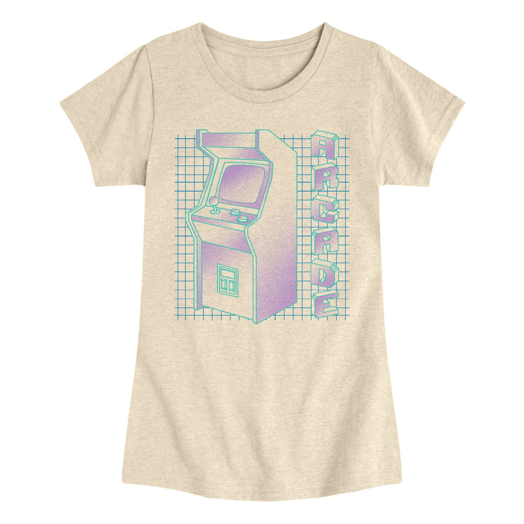 Instant Message - Arcade Gradient - Youth Girls Short Sleeve T-shirt