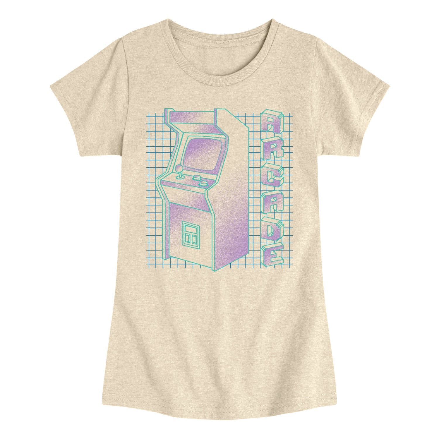 Instant Message - Arcade Gradient - Youth Girls Short Sleeve T-shirt