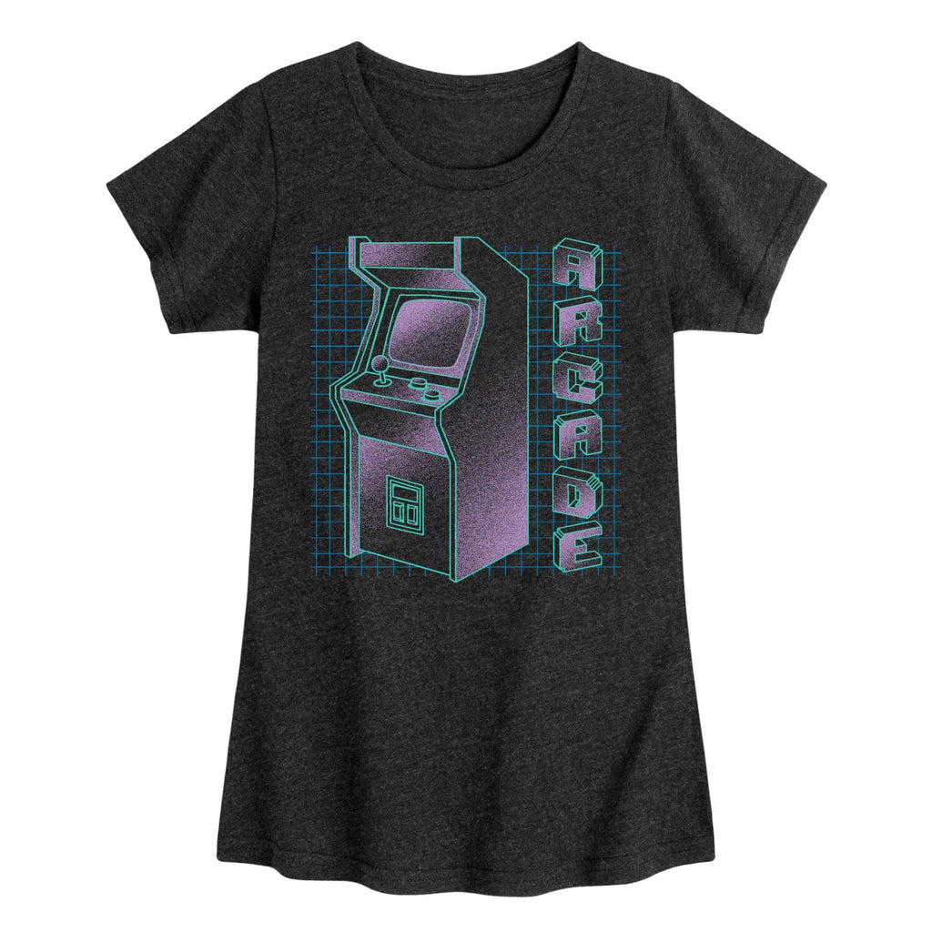 Instant Message - Arcade Gradient - Youth Girls Short Sleeve T-shirt