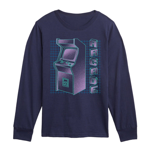 Instant Message - Arcade Gradient - Youth Long Sleeve Graphic T-shirt