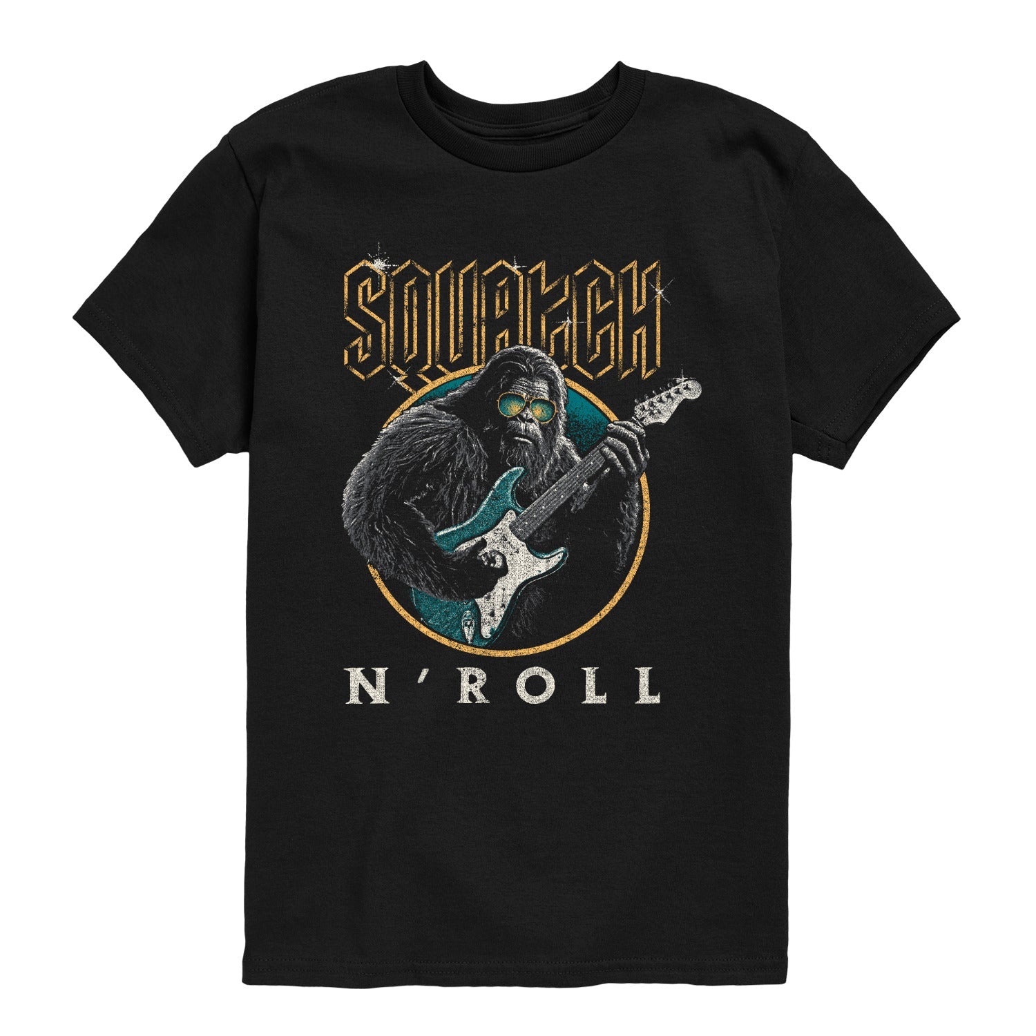 Instant Message - Squatch N Roll - Youth Short Sleeve Graphic T-shirt