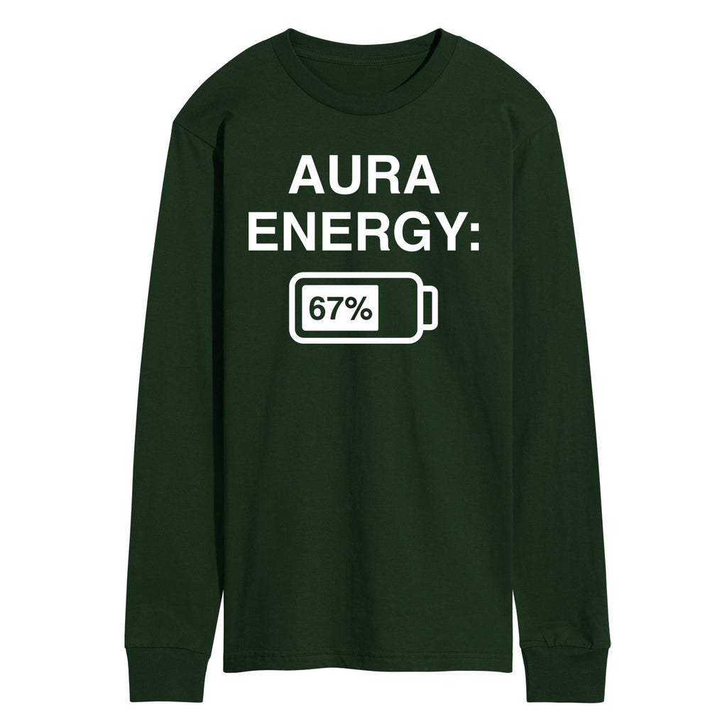 Instant Message - Aura Energy 67 - Men's Long Sleeve Graphic T-Shirt