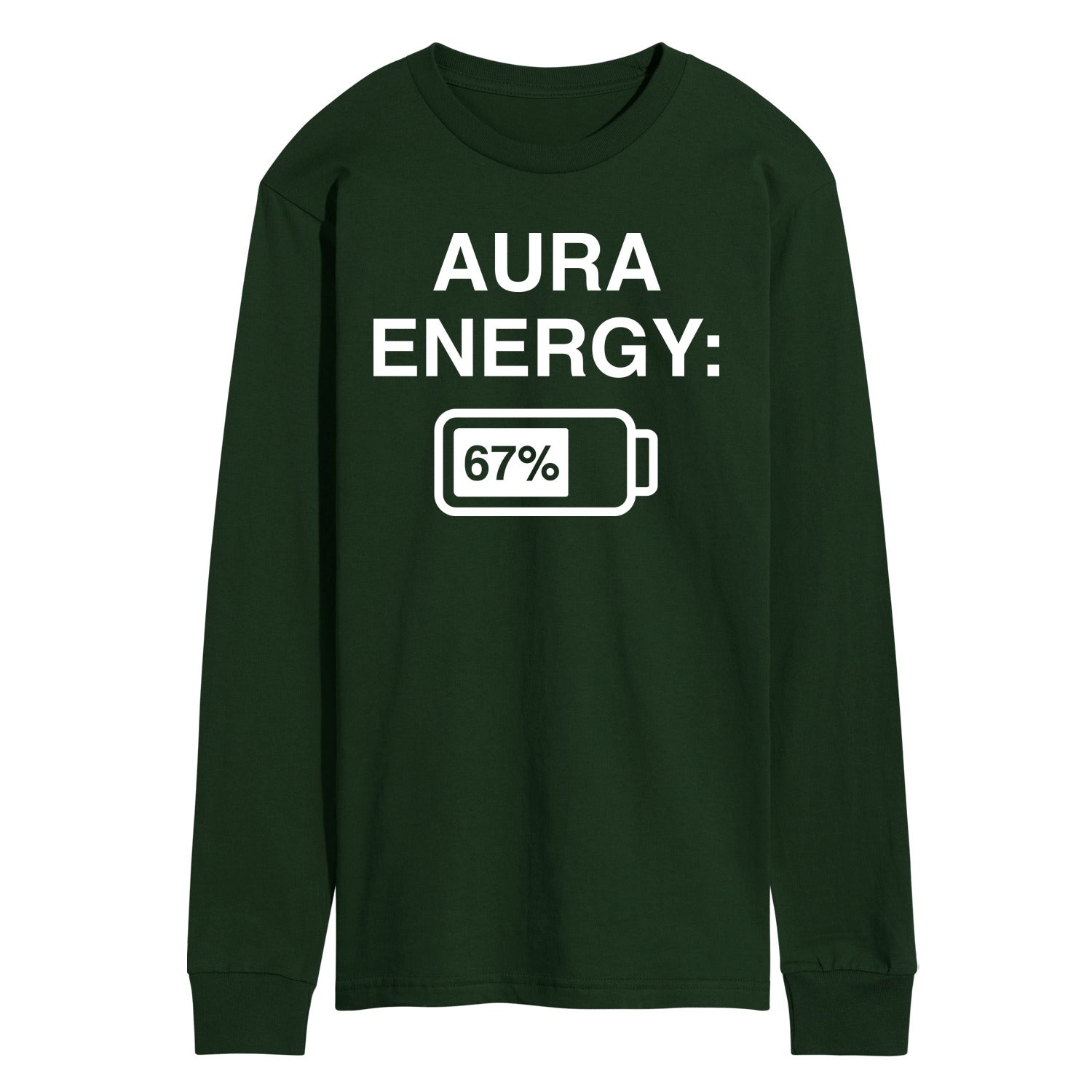 Instant Message - Aura Energy 67 - Men's Long Sleeve Graphic T-Shirt
