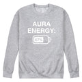 Instant Message - Aura Energy 67 - Men's Long Sleeve Crew Fleece Sweatshirt