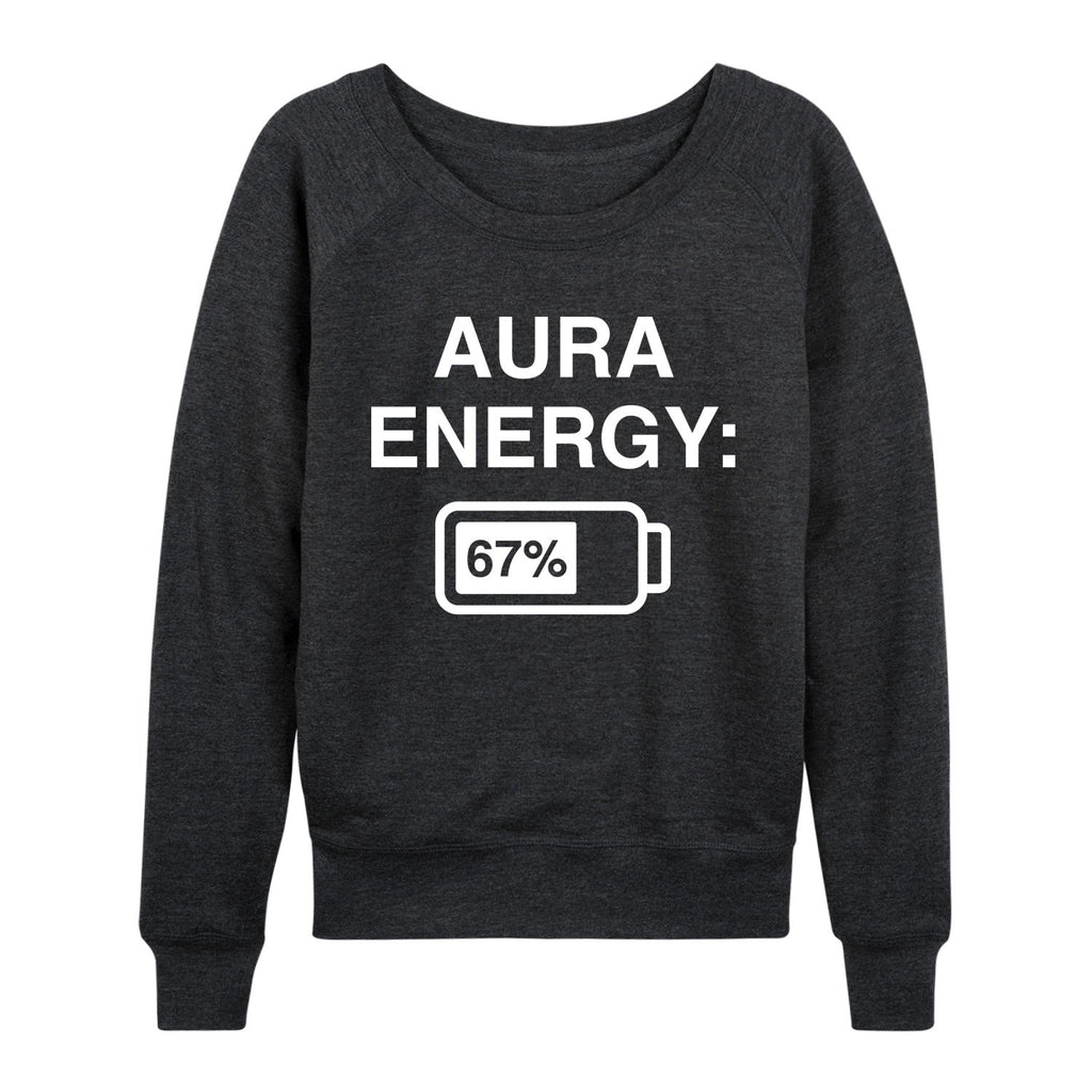 Instant Message - Aura Energy 67 - Women's French Terry Long Sleeve Pullover