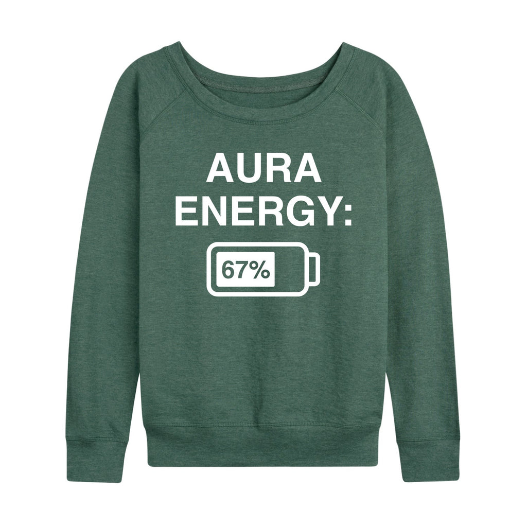 Instant Message - Aura Energy 67 - Women's French Terry Long Sleeve Pullover