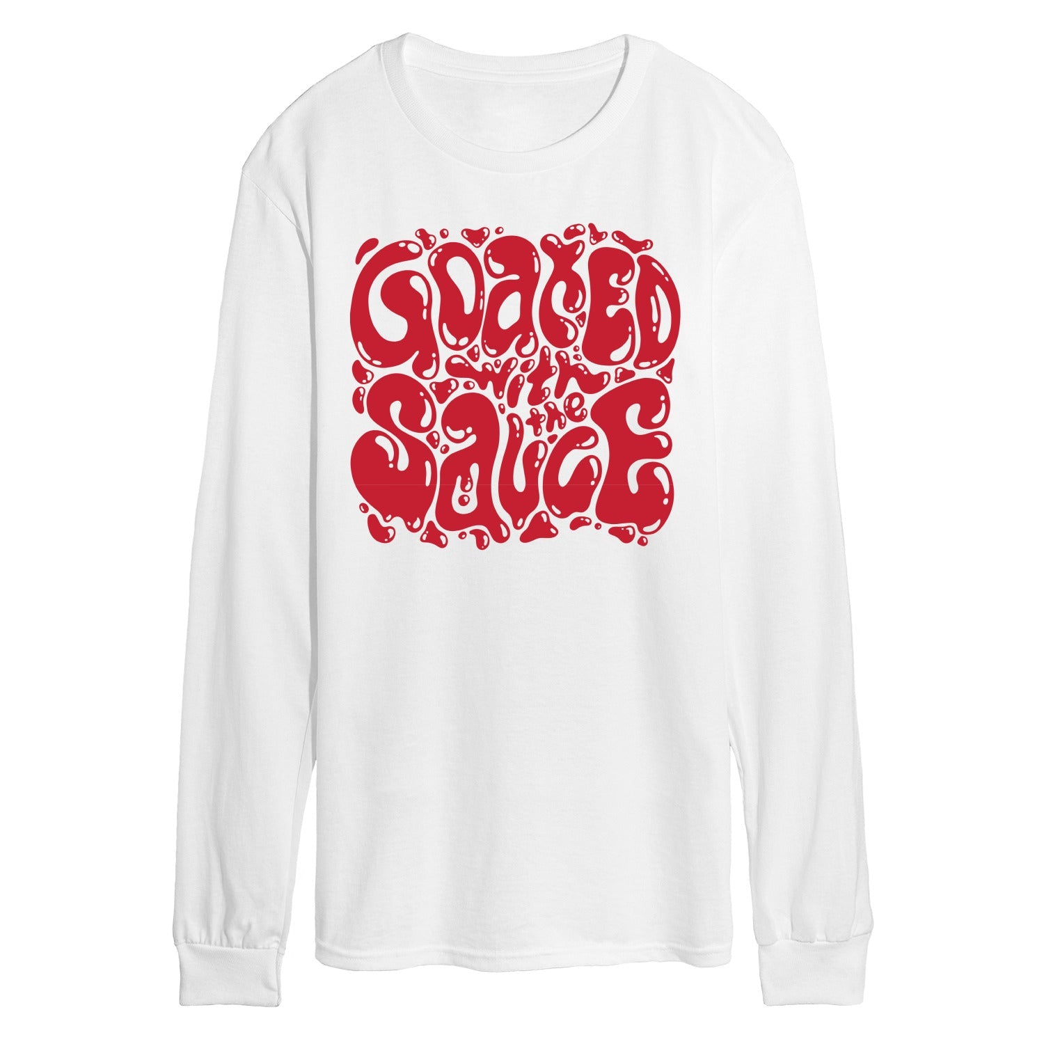 Instant Message - Goated With the Sauce - Men's Long Sleeve Graphic T-Shirt