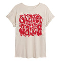 Instant Message - Goated With the Sauce - Juniors Oversized Graphic T-Shirt