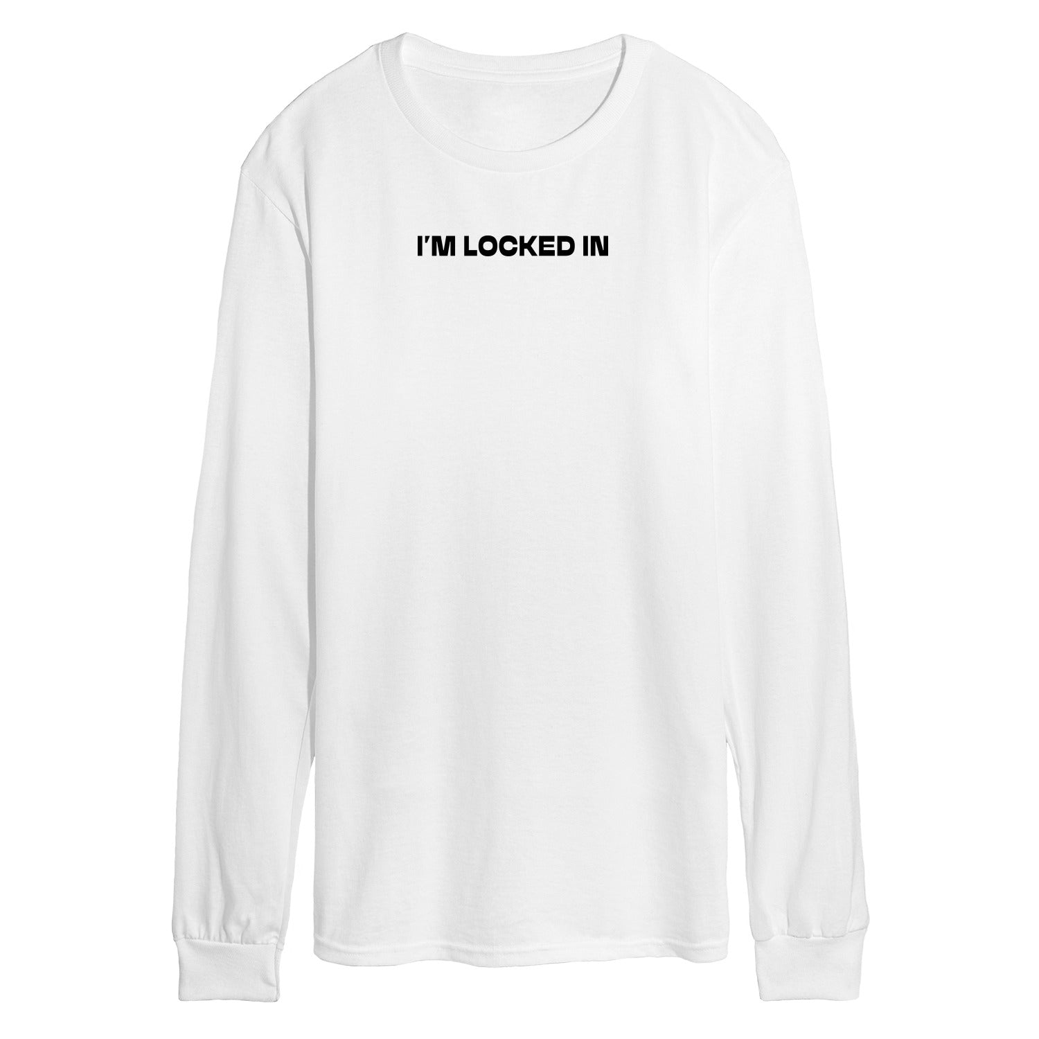 Instant Message - I'm Locked In - Men's Long Sleeve Graphic T-Shirt