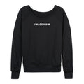 Instant Message - I'm Locked In - Women's French Terry Long Sleeve Pullover