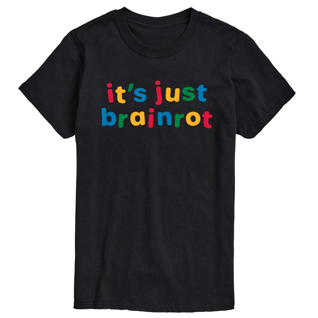 Instant Message - Just Brainrot - Men's Short Sleeve Graphic T-Shirt