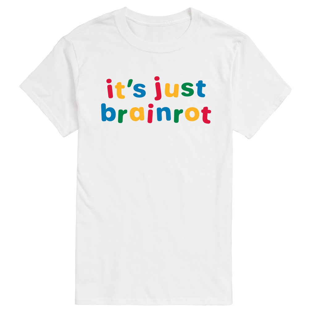 Instant Message - Just Brainrot - Men's Short Sleeve Graphic T-Shirt