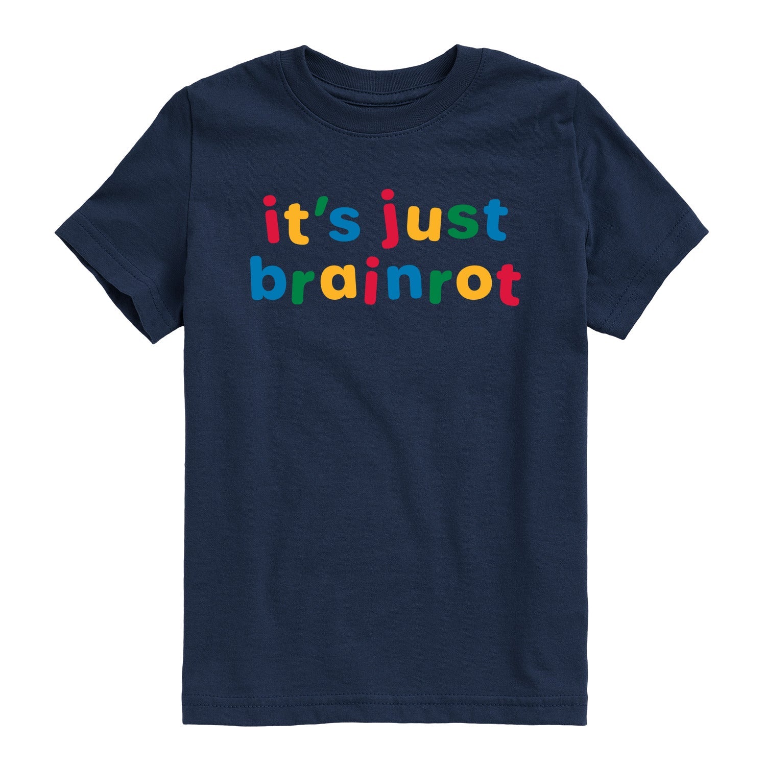 Instant Message - Just Brainrot -Youth Short Sleeve Graphic T-Shirt