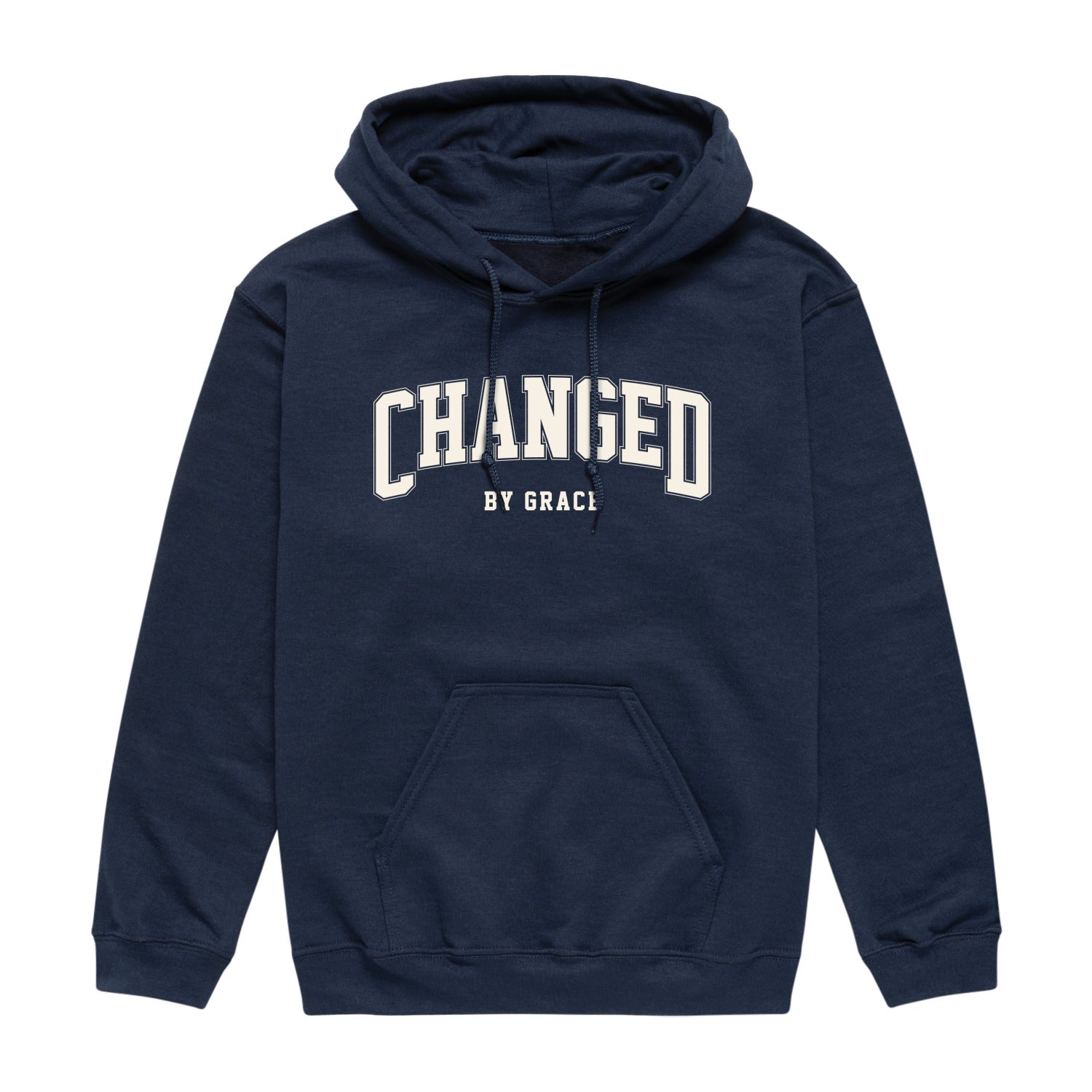Instant Message - Changed By Grace Collegiate - Men's Long Sleeve Fleece Pullover Hoodie