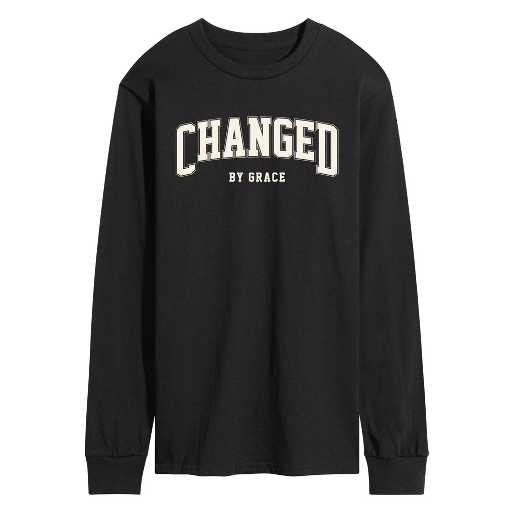 Instant Message - Changed By Grace Collegiate - Men's Long Sleeve Graphic T-Shirt