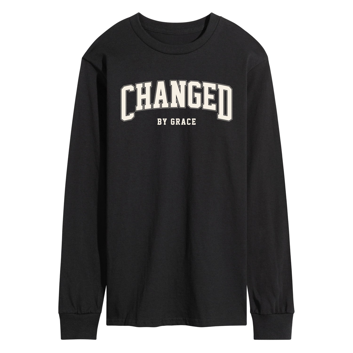 Instant Message - Changed By Grace Collegiate - Men's Long Sleeve Graphic T-Shirt