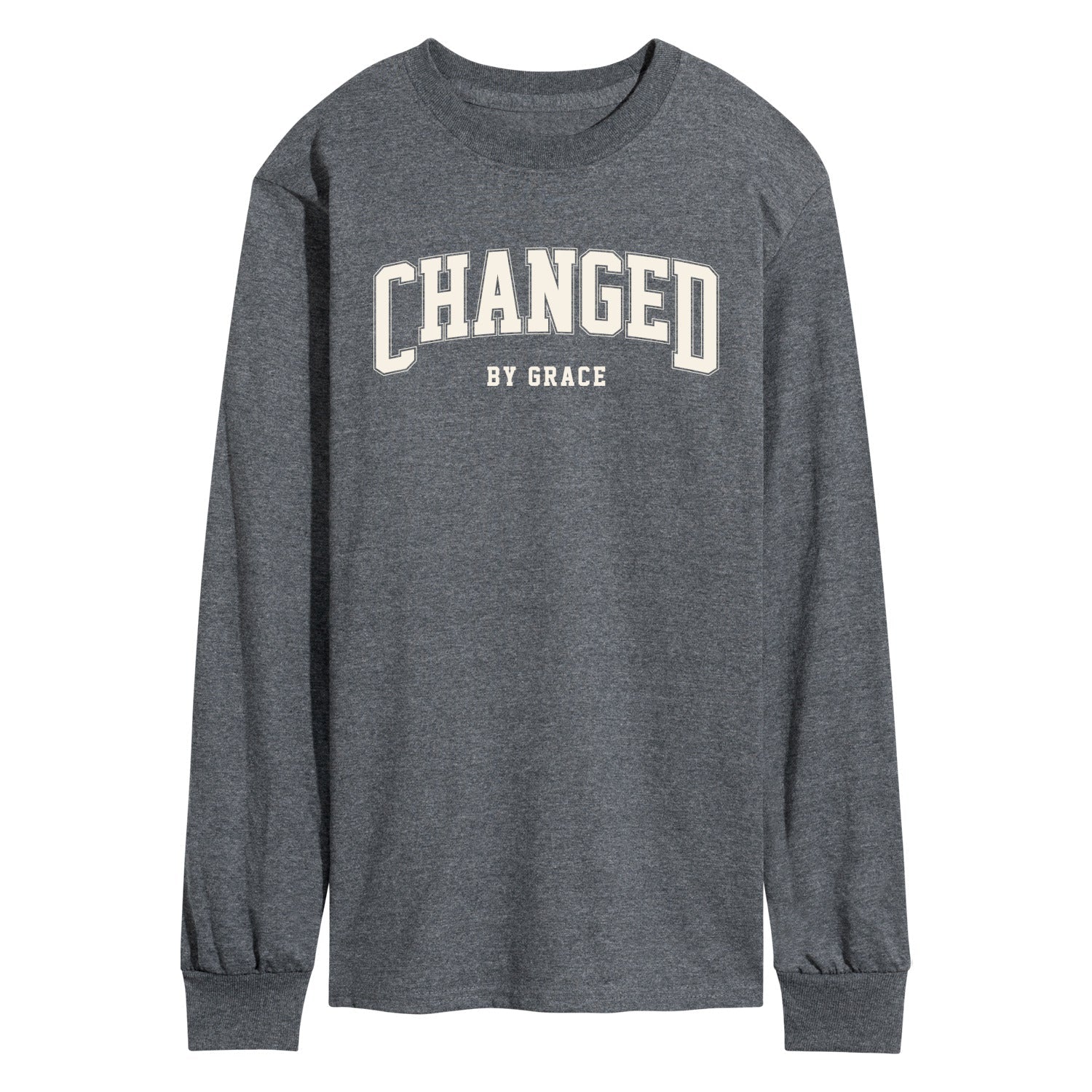 Instant Message - Changed By Grace Collegiate - Men's Long Sleeve Graphic T-Shirt