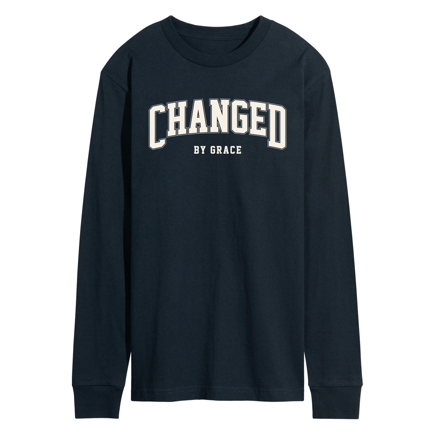 Instant Message - Changed By Grace Collegiate - Men's Long Sleeve Graphic T-Shirt