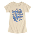 Instant Message - Praise Is My Playlist - Youth Girls Short Sleeve T-Shirt