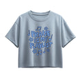 Instant Message - Praise Is My Playlist - Youth Girl Short Sleeve Boxy Tee