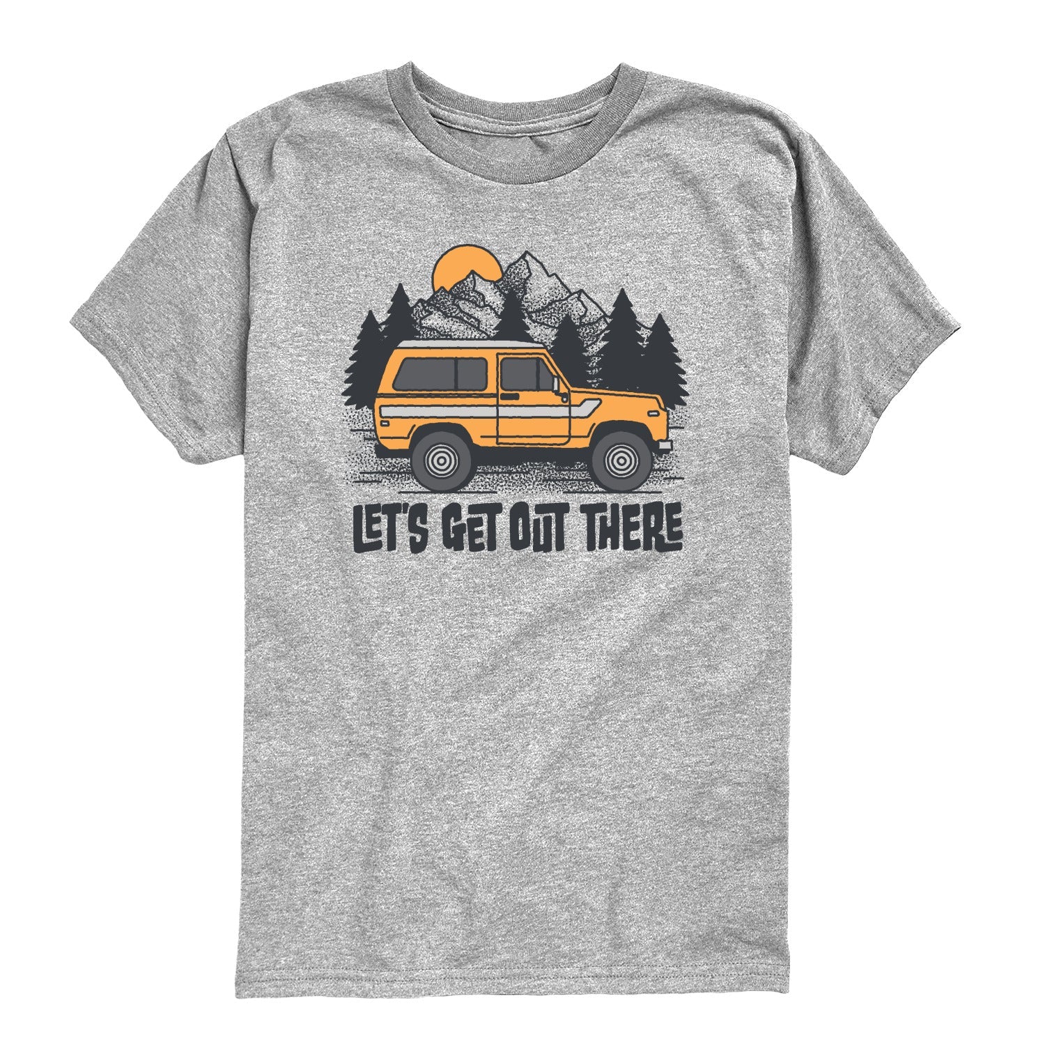 Instant Message - Let's Get Out There - Toddler Short Sleeve Graphic T-Shirt