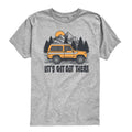 Instant Message - Let's Get Out There - Youth Short Sleeve Graphic T-Shirt