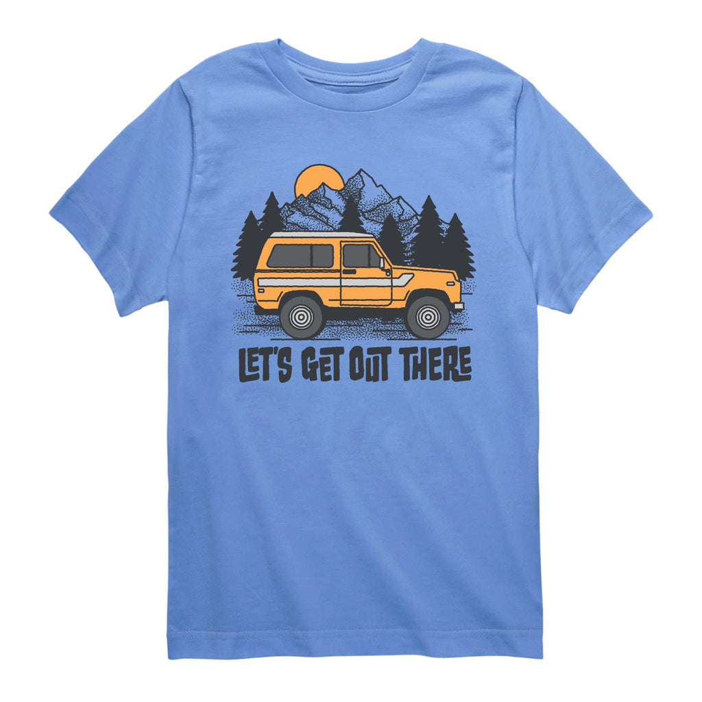 Instant Message - Let's Get Out There - Youth Short Sleeve Graphic T-Shirt