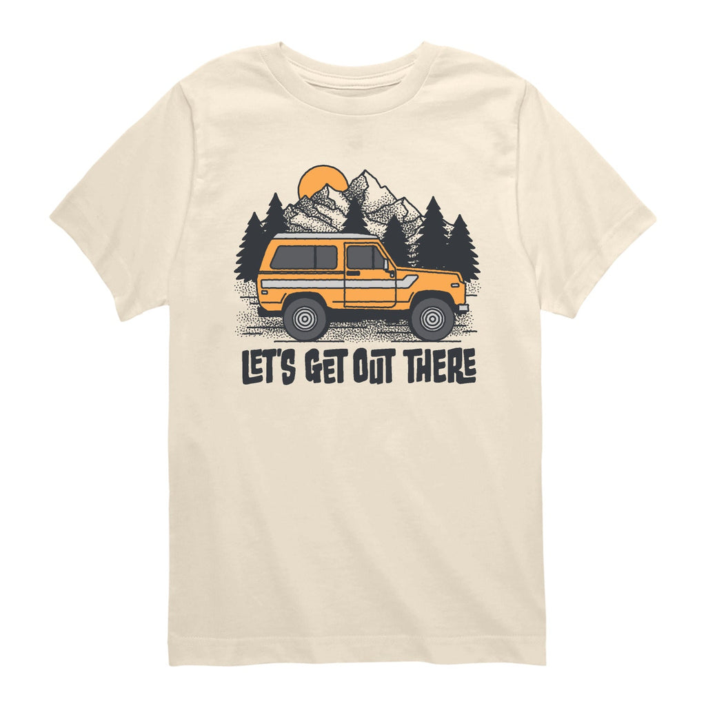 Instant Message - Let's Get Out There - Youth Short Sleeve Graphic T-Shirt
