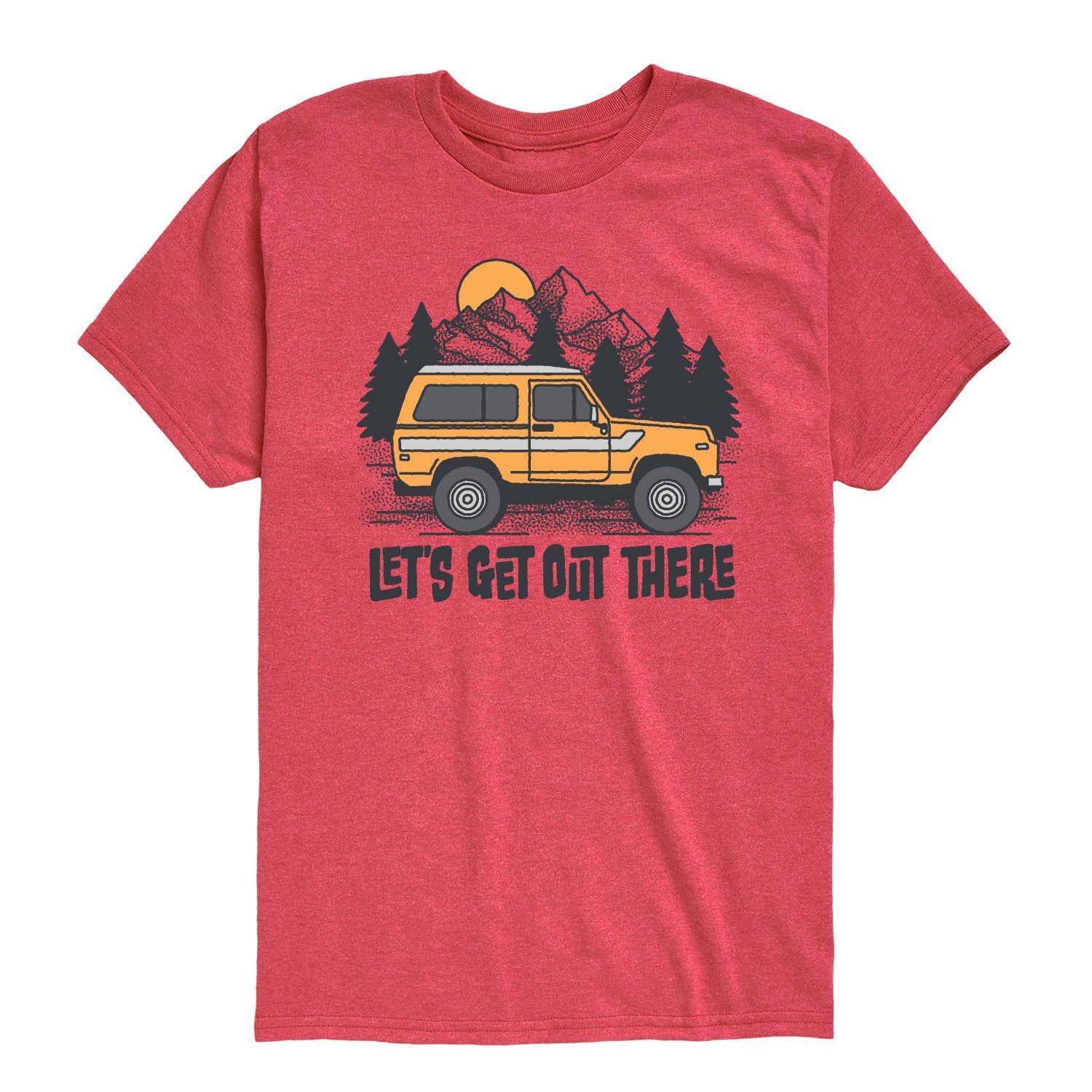 Instant Message - Let's Get Out There - Youth Short Sleeve Graphic T-Shirt