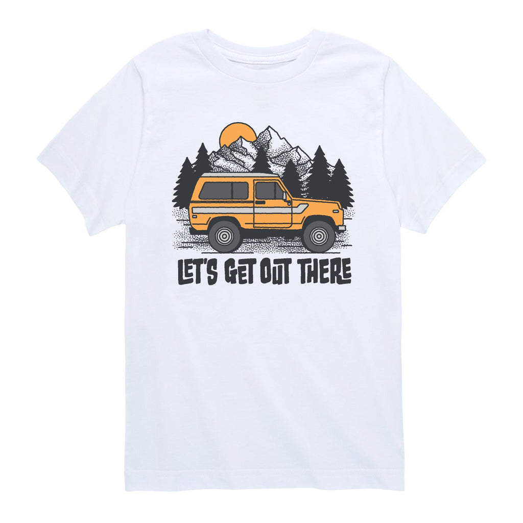 Instant Message - Let's Get Out There - Youth Short Sleeve Graphic T-Shirt