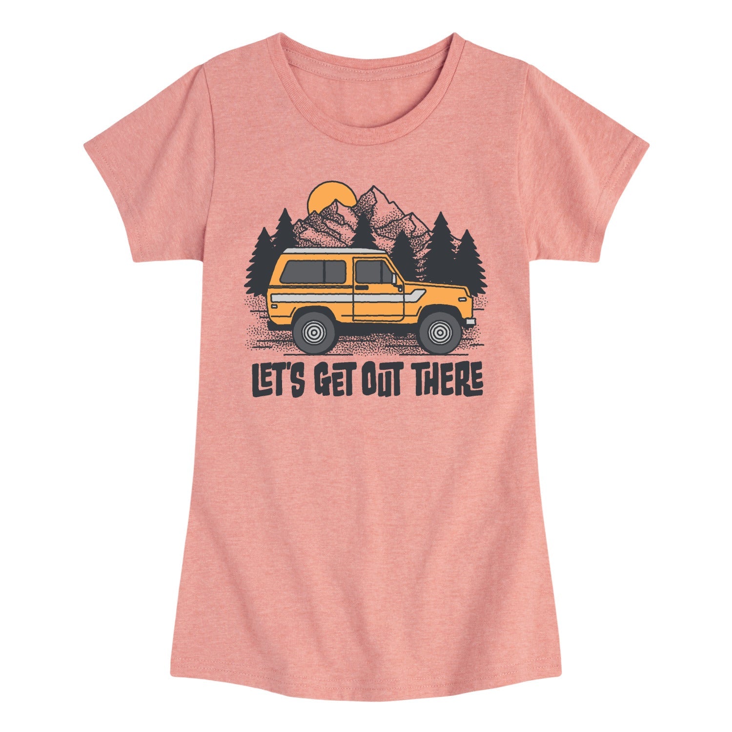 Instant Message - Let's Get Out There - Youth Girls Short Sleeve T-Shirt