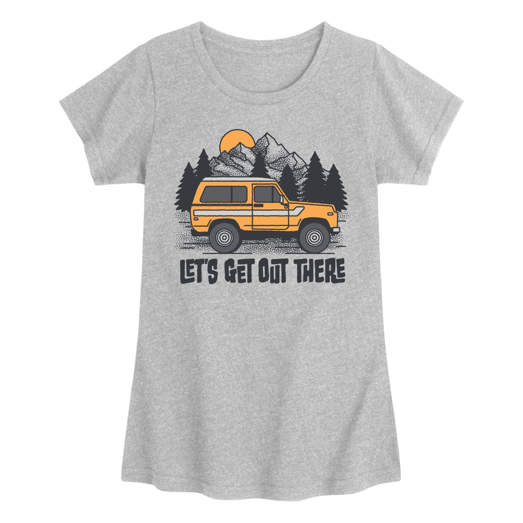 Instant Message - Let's Get Out There - Youth Girls Short Sleeve T-Shirt